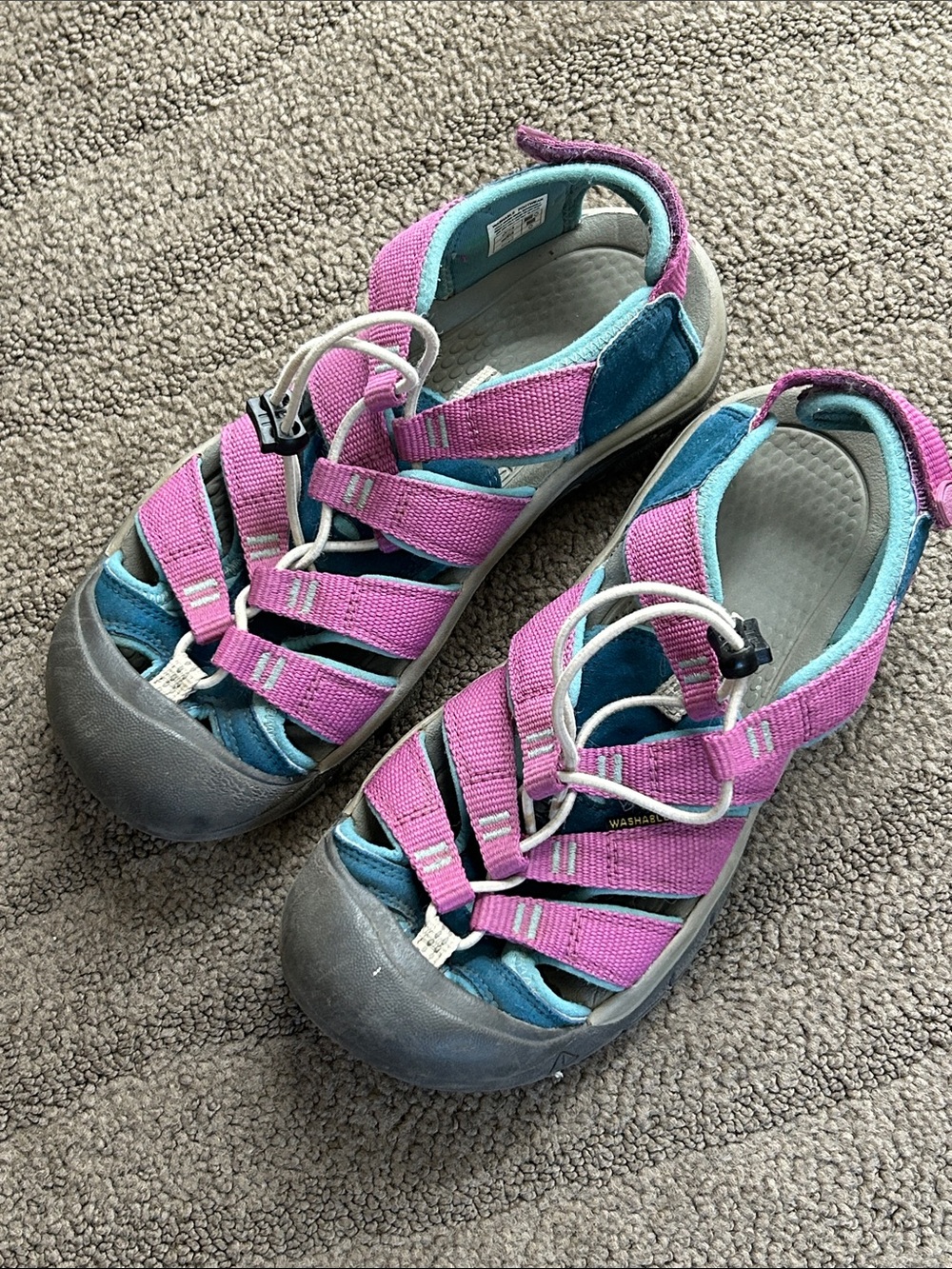 Keen Kids' Newport Boundless Hiking Sandal Purple/Blue Size 4